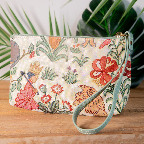 Signare Alice in Wonderland Tapestry Wristlet Bag