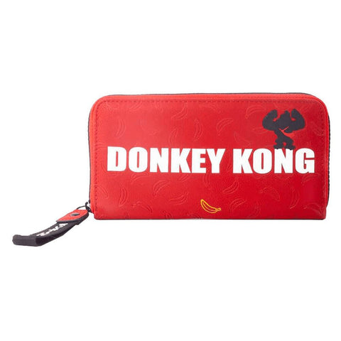 Nintendo Donkey Kong AOP Red Clutch Purse