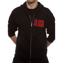 Load image into Gallery viewer, Suicide Squad Bomb Logo Zip Up Hoodie