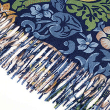 Load image into Gallery viewer, Signare William Morris Strawberry Thief Blue Art Pashmina