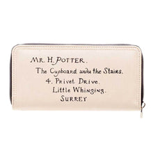 Load image into Gallery viewer, Harry Potter Hogwarts Acceptance Letter Zip Around Purse