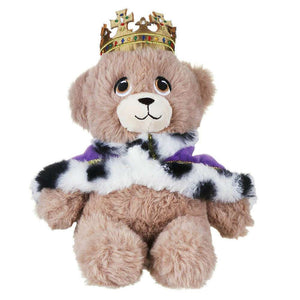 King Charles Coronation Royal Bear with Crown Plush Toy