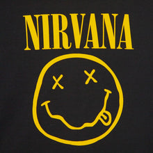 Load image into Gallery viewer, Nirvana Happy Face &#39;Flower Sniffin&#39; Crew Neck T-Shirt