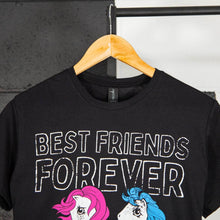 Load image into Gallery viewer, Women&#39;s My Little Pony Best Friends Forever Distressed Black T-Shirt