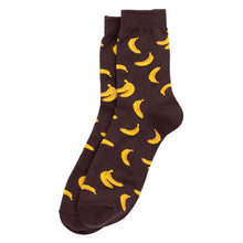 Load image into Gallery viewer, All Over Banana Print Novelty Crew Socks