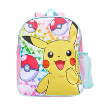 Load image into Gallery viewer, Children&#39;s Pokemon Pikachu Pink Backpack