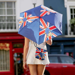 Signare Paddington Bear Union Jack Folding Umbrella