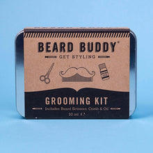 Load image into Gallery viewer, Beard Buddy Grooming Kit in Gift Tin