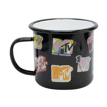 Load image into Gallery viewer, MTV Logo Enamel Mug and Keyring
