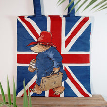 Load image into Gallery viewer, Signare Paddington Bear Union Jack Tapestry Tote Bag