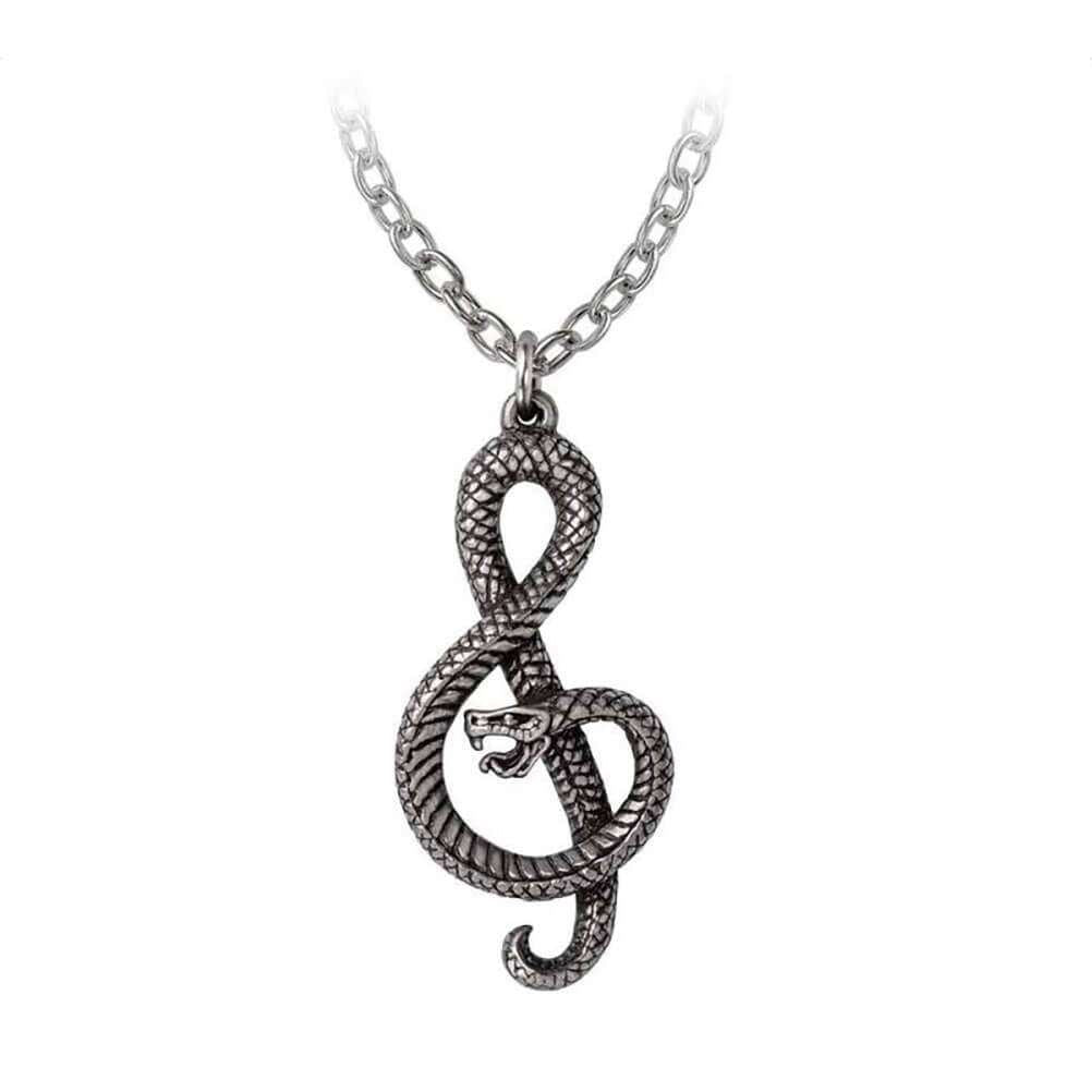 Alchemy Gothic Playing The Devil's Tune Pewter Pendant