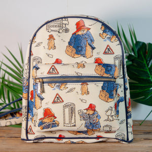 Paddington Bear Tapestry Fashion Backpack