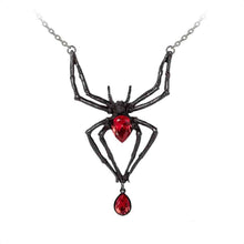Load image into Gallery viewer, Alchemy Gothic Black Widow Pewter Pendant