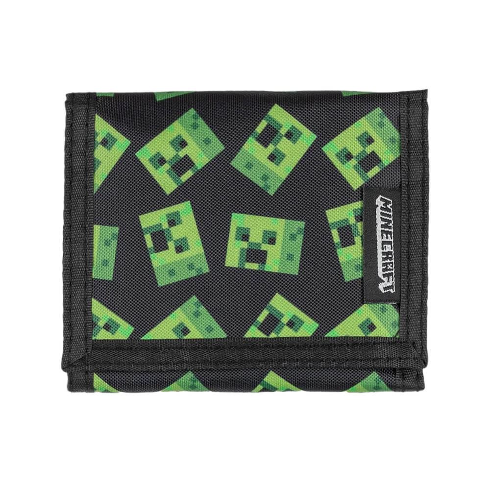 Children's Minecraft Creeper AOP Tri-Fold Wallet