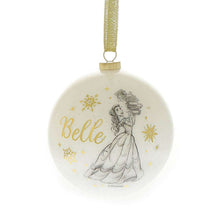 Load image into Gallery viewer, Disney Beauty and the Beast Glitter Baubles (Set of 12)