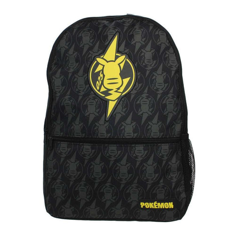 Pokemon Pikachu Character Black Backpack