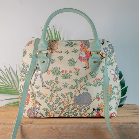 Signare Alice in Wonderland Tapestry Convertible Bag