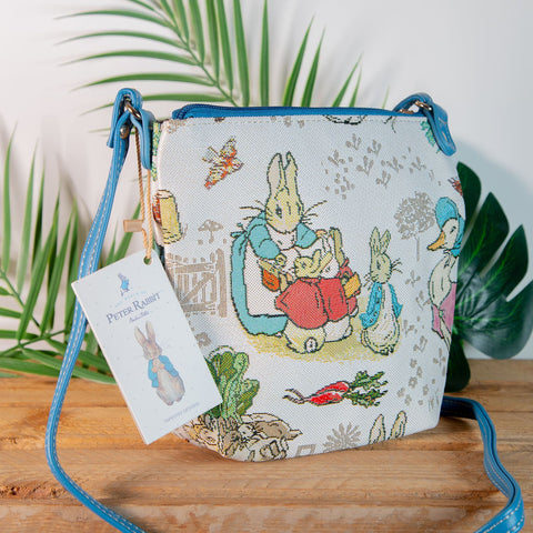 Signare Beatrix Potter Peter Rabbit Tapestry Sling Bag