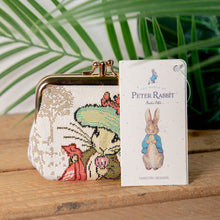 Load image into Gallery viewer, Signare Beatrix Potter Benjamin Bunny Tapestry Frame Purse
