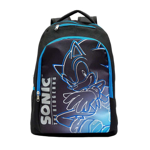 Sonic the Hedgehog Character Black Backpack
