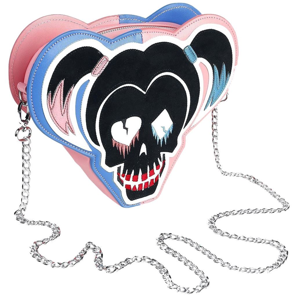 Suicide Squad Harley Quinn Skull Icon Cross Body Bag
