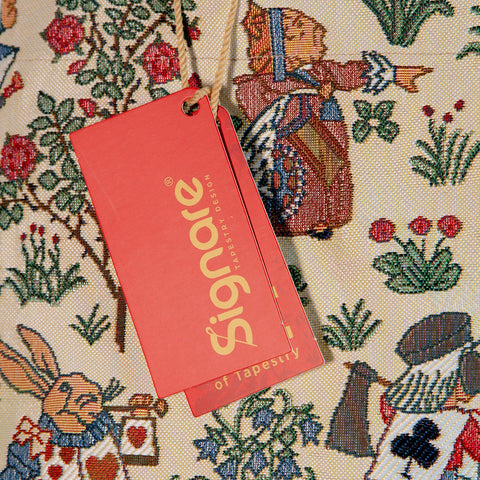 Signare Alice in Wonderland Tapestry Tote Bag