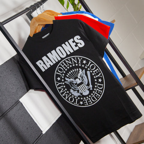 Ramones Seal Black T-Shirt