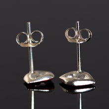 Load image into Gallery viewer, Sterling Silver and Crystal Lips Stud Earrings