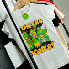 Load image into Gallery viewer, Women&#39;s TMNT Turtle Power! White T-Shirt