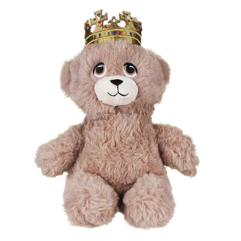 King Charles Coronation Royal Bear with Crown Plush Toy