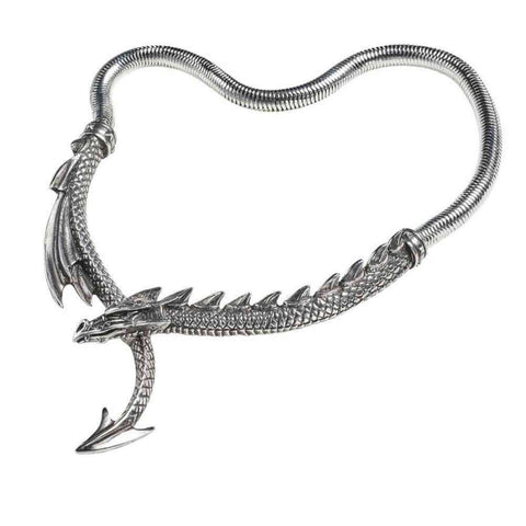 Alchemy Gothic Dragons Lure Pewter Pendant