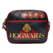 Load image into Gallery viewer, Harry Potter Hogwarts Black Messenger Bag