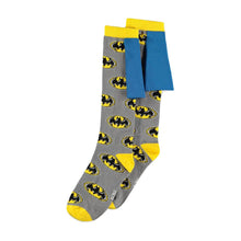Load image into Gallery viewer, Women&#39;s DC Comics Batman Logo Knee High Socks with Cape