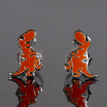 Load image into Gallery viewer, Dinosaur Sterling Silver Stud Earring Set