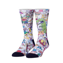 Load image into Gallery viewer, Nickelodeon Characters 90&#39;s Squad Sublimated 360 Crew Socks