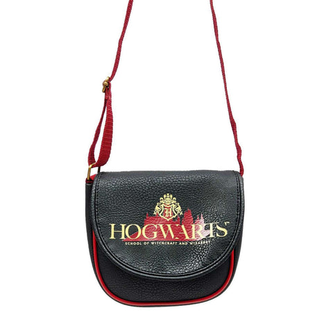 Harry Potter Hogwarts Black Saddle Bag