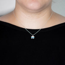 Load image into Gallery viewer, Children&#39;s Blue Campervan Sterling Silver Necklace