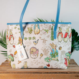 Signare Beatrix Potter Peter Rabbit Tapestry Large Tote Bag