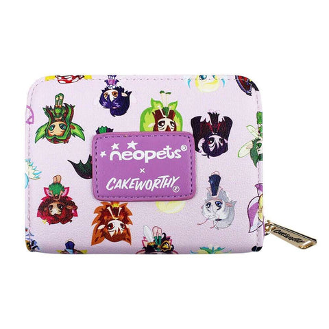 Neopets Faerie Doll AOP Purple Wallet