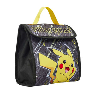 Pokemon Pikachu 'Pika! Pika!' Black Lunch Bag