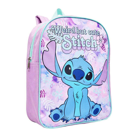Children's Disney Stitch Floral Lilac Backpack