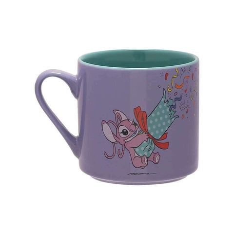 Disney Stitch and Angel Christmas Mugs (Set of 2)