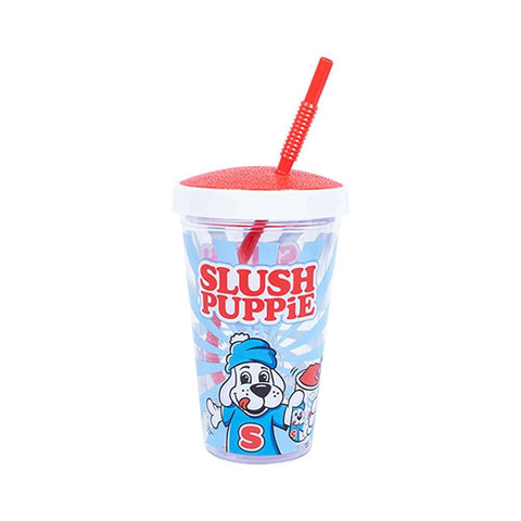 Slush Puppie Cup with Bendy Straw