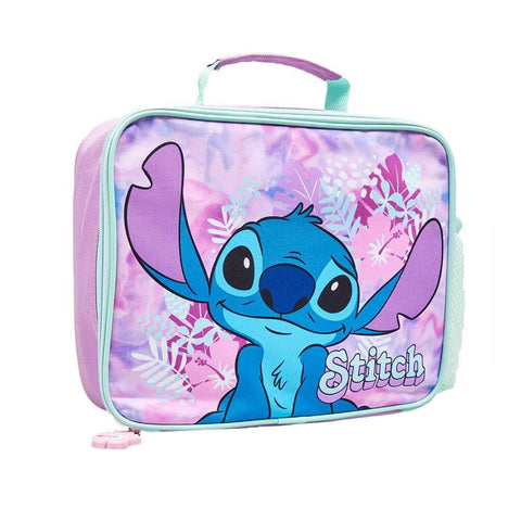 Disney Stitch Floral Lilac Lunch Bag