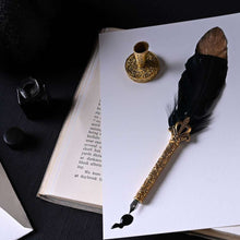 Load image into Gallery viewer, Feather Quill Pen Set
