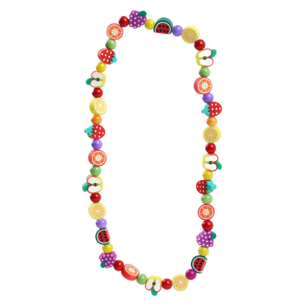 Children's Funky Fimo Tutti Frutti Elasticated Necklace