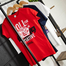 Load image into Gallery viewer, Women&#39;s Dungeons and Dragons Roll For Initiative Red T-Shirt