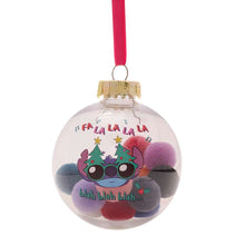 Load image into Gallery viewer, Disney Stitch Christmas Baubles with Pom Poms (Set of 7)