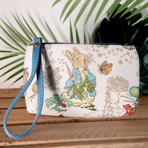 Signare Beatrix Potter Peter Rabbit Tapestry Wristlet Bag