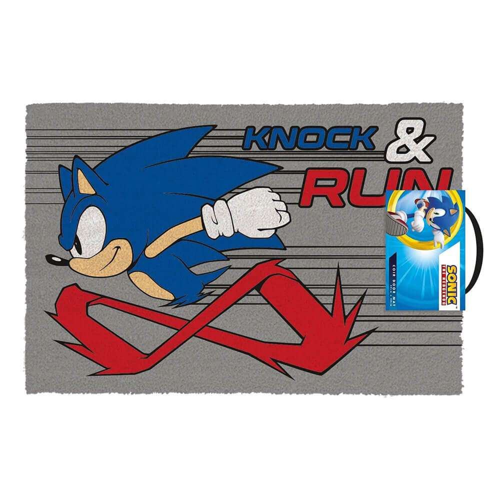 Sonic The Hedgehog Knock And Run Doormat